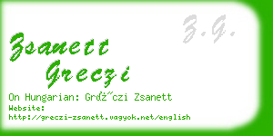 zsanett greczi business card